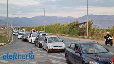 Δυναμική μηχανοκίνητη πορεία κατά του Ισραήλ στην 120 ΠΕΑ (βίντεο-φωτογραφίες)