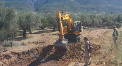 Επανεκκίνησαν οι εργασίες για το αντιπλημμυρικό έργο