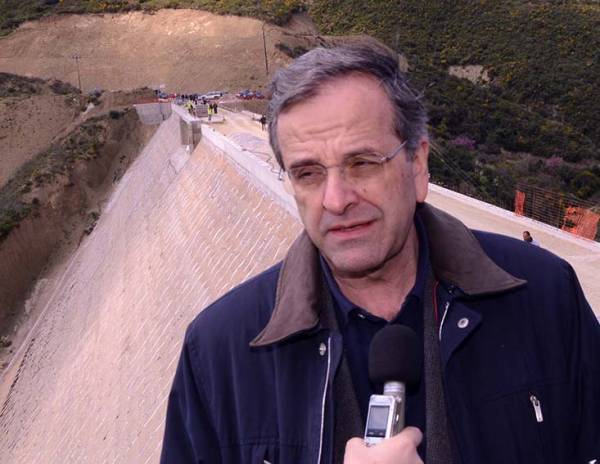 Ο Σαμαράς στο Φιλιατρινό φράγμα και στη Μεταμόρφωση του Σωτήρος