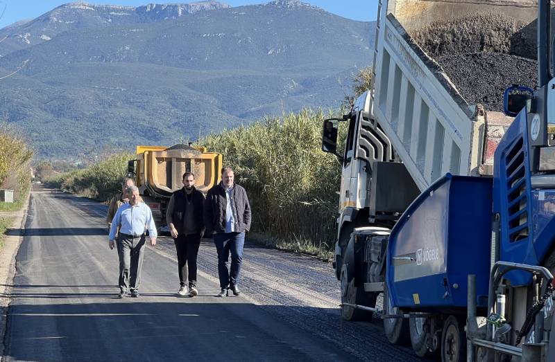 Προχωρούν οι εργασίες στον δρόμο Μελιγαλάς - Μερόπη