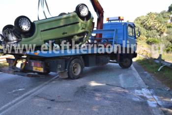 "Αγιο" είχαν μάνα και κόρη στην εθνική οδό Κυπαρισσίας - Πύργου