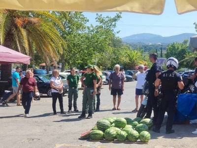 Επεισόδιο μεταξύ γυναικών παραγωγών χθες στη λαϊκή της Καλαμάτας