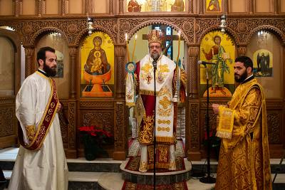 Ο Μητροπολίτης Μεσσηνίας στην Ιερά Μονή Βελανιδιάς