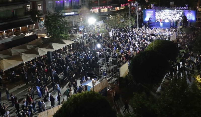 Καλαμάτα: Κατώτερη των προσδοκιών η συγκέντρωση Σαμαρά παρά τον παμπελοποννησιακό της χαρακτήρα