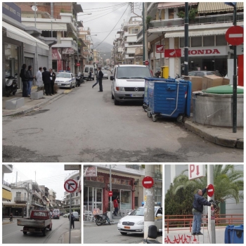 Μόνο προς την Αθηνών η κίνηση στην Μπουλούκου