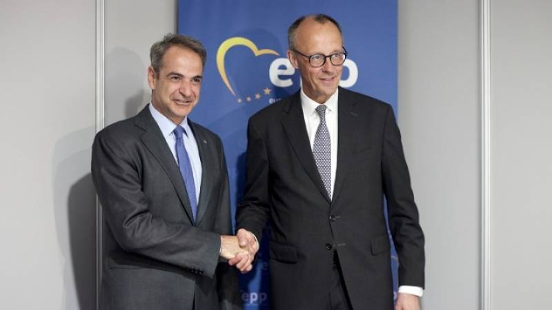 Στο Βερολίνο ο Κυρ. Μητσοτάκης - Συνάντηση με τον καγκελάριο Φρ. Μερτς