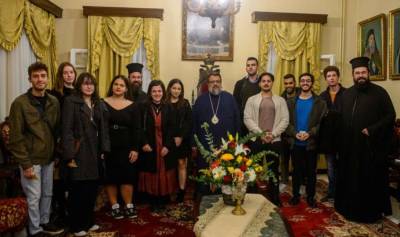 Πλήθος κόσμου για ευχές στο Μητροπολίτη Μεσσηνίας