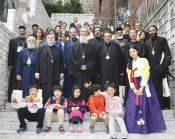 Ο Μητροπολίτης Μεσσηνίας στη Νότια Κορέα