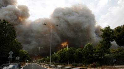 Κ. Λαγουβάρδος: Οι ισχυρές ριπές του ανέμου συνετέλεσαν πολύ στην εξάπλωση των πυρκαγιών