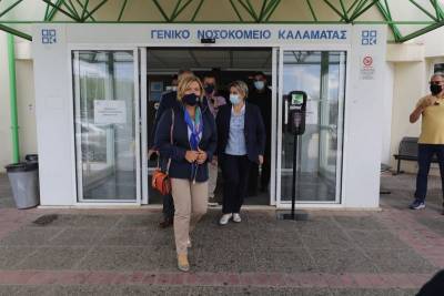 Νοσοκομείο Καλαμάτας: Αδυναμίες και ελλείψεις διαπίστωσε η Μίνα Γκάγκα (βίντεο)