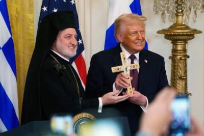 Ο Αρχιεπίσκοπος Αμερικής Ελπιδοφόρος στον Λευκό Οίκο για την Εθνική Ημέρα Προσευχής