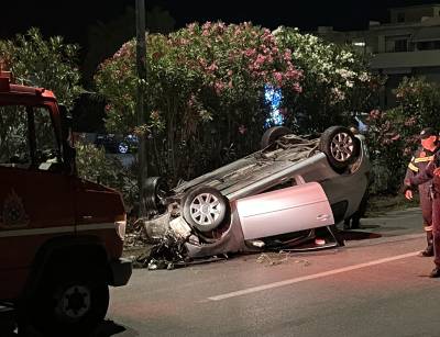 Καλαμάτα: Τροχαίο με τραυματισμό στη Νέα Είσοδο Καλαμάτας