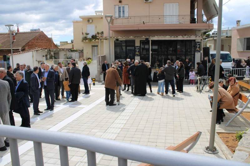 Εγκαινιάστηκε η νέα πλατεία της Ανάληψης