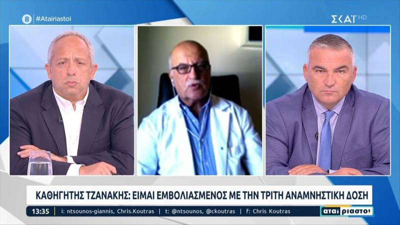 Τί εκτιμά ο καθηγητής Τζανάκης για την εξέλιξη των κρουσμάτων κορονοϊού (βίντεο)