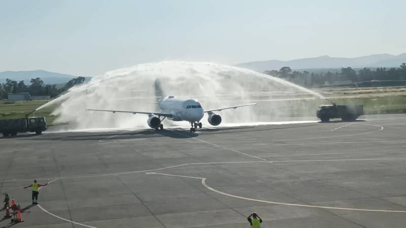 Εφτασε Καλαμάτα η πρώτη πτήση της Lufthansa (βίντεο)