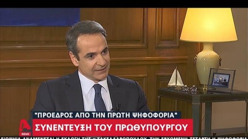 Μητσοτάκης στον Alpha: "Η κα Σακελλαροπούλου θα εκλεγεί από την πρώτη ψηφοφορία"