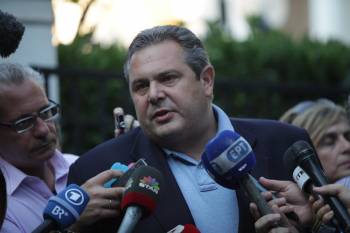 Καμμένος: "Στηρίζουμε την κυβέρνηση που έχει την εντολή του ελληνικού λαού"