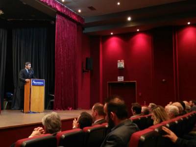 Αυγενάκης από Μεγαλόπολη: "Επιμένουμε στην ανάγκη άμεσης χάραξης εθνικής ενιαίας γραμμής"