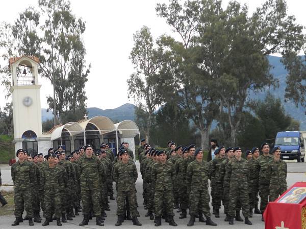 Τον προστάτη του Αγιο Γεώργιο γιορτάζει το Πεζικό