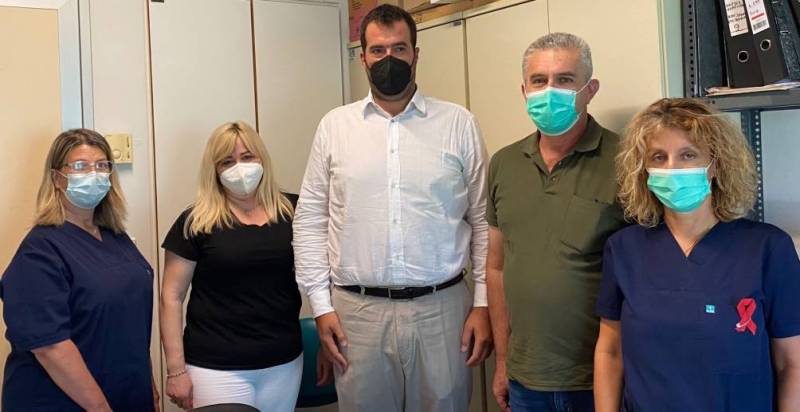 Επίσκεψη Γερονικολού στο Νοσοκομείο Καλαμάτας