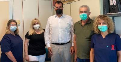 Επίσκεψη Γερονικολού στο Νοσοκομείο Καλαμάτας