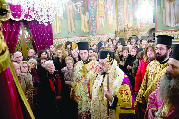 Ενθρόνιση εικόνας της Υπαπαντής του Σωτήρος (φωτογραφίες)