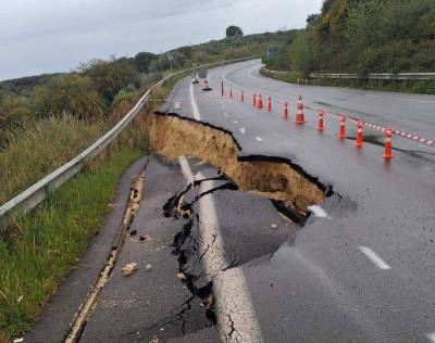 Μεσσηνία: Αποκατάσταση των ζημιών στο οδικό δίκτυο από τις κατολισθήσεις