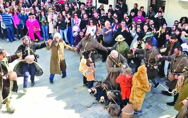 Αναβίωσε το δρώμενο της Ευετηρίας στη Νέδουσα