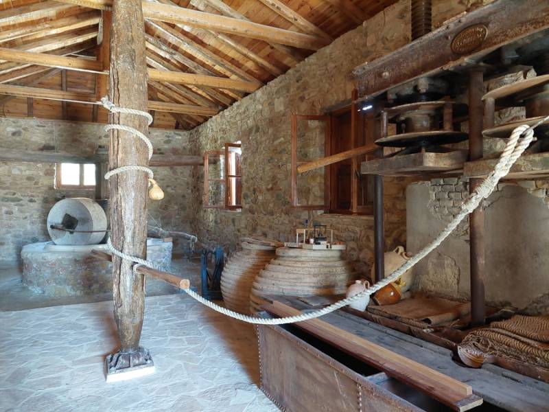 Μουσείο παραδοσιακού ελαιοτριβείου στο Χαρακοπιό (βίντεο)