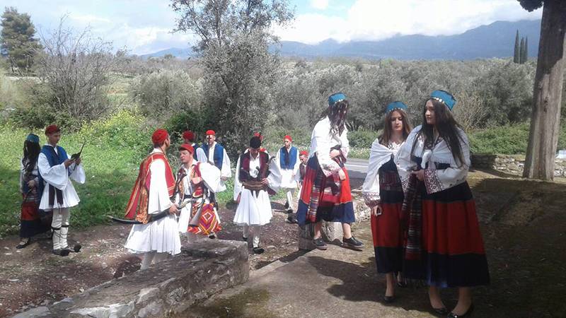 Αναπαράσταση του ξεσηκωμού της Εύας Μεσσηνίας