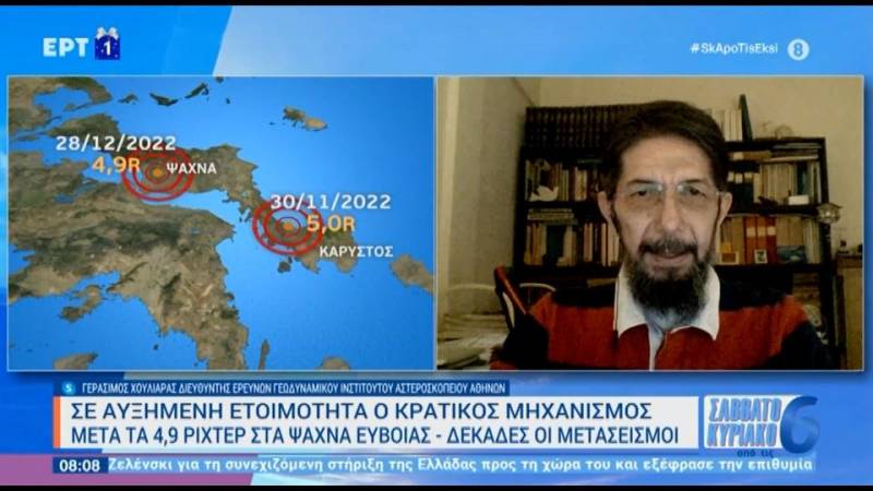 Γ. Χουλιάρας για σεισμό στα Ψαχνά: «Δεν ξέρουμε ακόμα αν πρόκειται για τον κύριο σεισμό» (βίντεο)