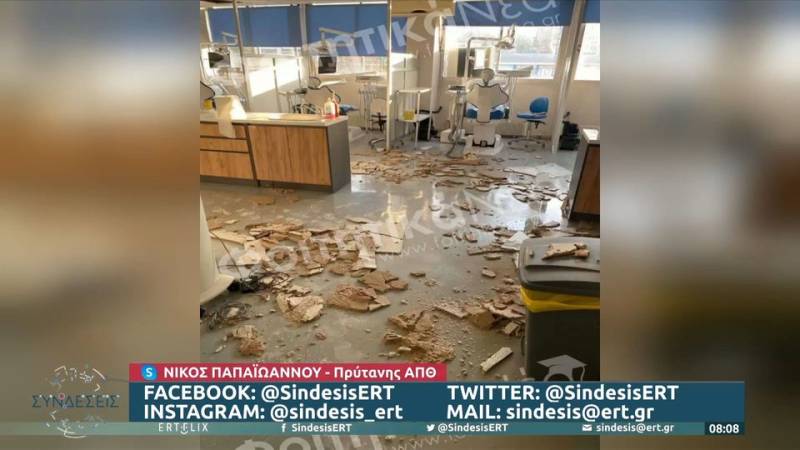ΑΠΘ: Καταγγελία φοιτητών ότι κατέρρευσε οροφή στην Οδοντιατρική - Τι απαντά ο πρύτανης