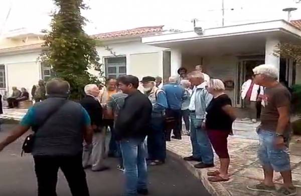 Διαμαρτυρία για τη στελέχωση του Κ.Υ. Αγίου Νικολάου (βίντεο)