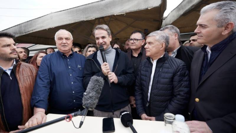 Μητσοτάκης από Λάρισα: Επιστρέφουμε στους πολίτες το προϊόν της ανάπτυξης (βίντεο)