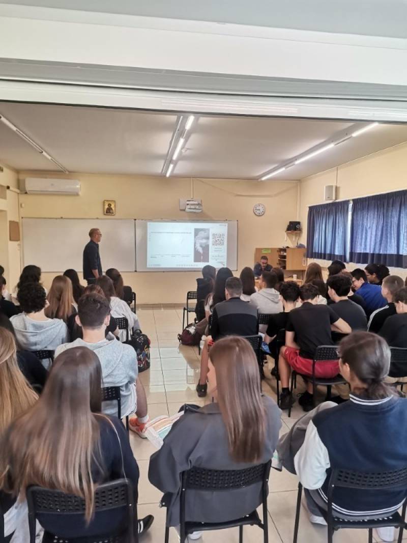 Διαδραστική παρουσίαση για την κλιματική αλλαγή στα Εκπαιδευτήρια Μπουγά