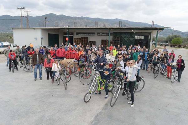 Περιβαλλοντική ποδηλατοβόλτα από τους "Αμήχανους Καλαμάτας"