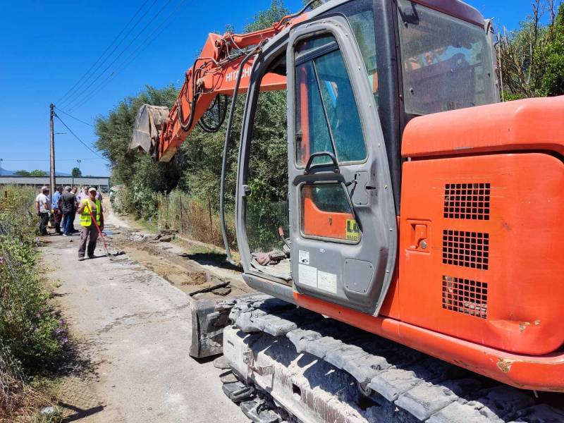 Επανεκκινούν οι εργασίες για τον αγωγό αποχέτευσης στη Μικρομάνη