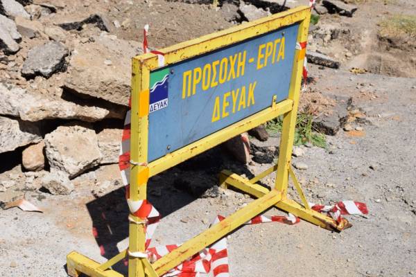 Πιθανή διακοπή νερού σε περιοχές της Καλαμάτας, λόγω των εργασιών για αντικατάσταση δικτύου