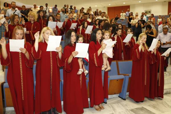 Αισιοδοξία στην ορκωμοσία της Λογοθεραπείας (βίντεο-φωτογραφίες)