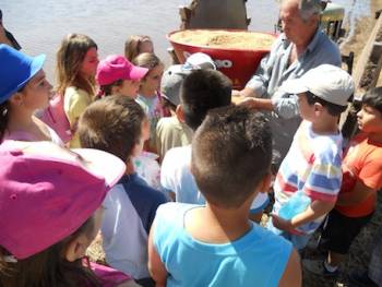 Μαθητές από τη Μεσσήνη στους ορυζώνες της Μακαρίας