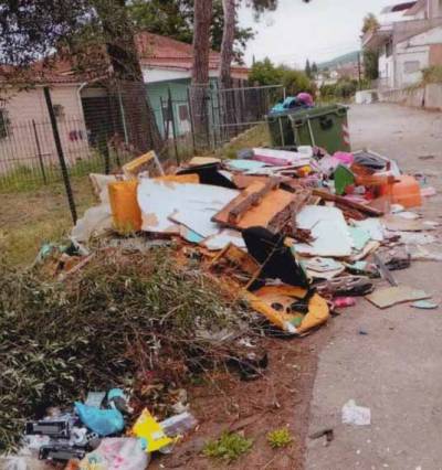 Μία συνεχώς και αυξανόμενη χωματερή στον Αντικάλαμο