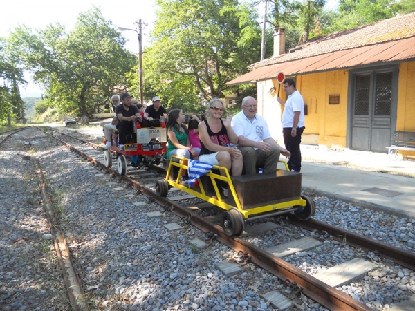 Σιδηροδρομικό ποδήλατο στο δίκτυο Πελοποννήσου