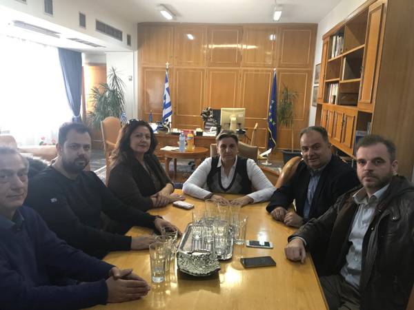 Ο Γιώργος Γκούμας στο Διοικητήριο