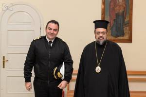 Επίσκεψη λιμενάρχη Καλαμάτας στον μητροπολίτη Μεσσηνίας