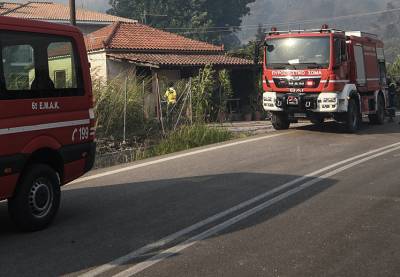Τέλος οι φωτιές σε Λαμία και Τιθορέα