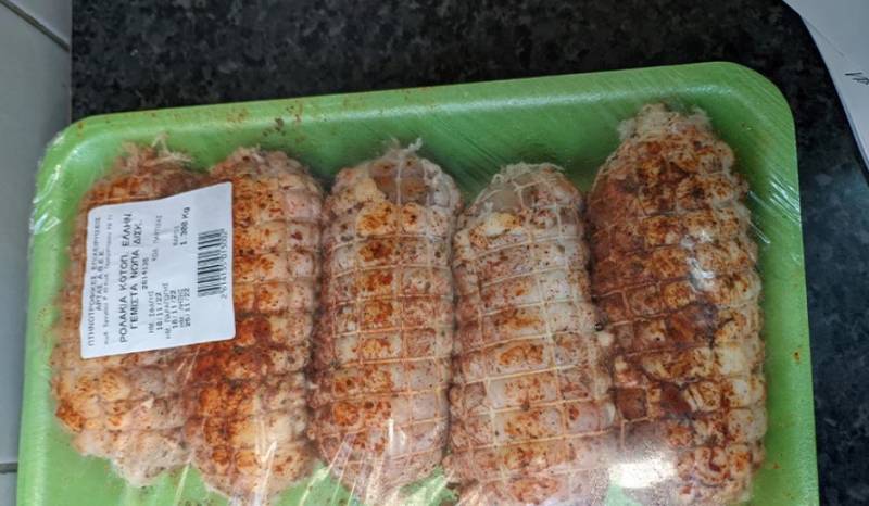 ΕΦΕΤ: Ανακαλούνται ρολάκια κοτόπουλου με σαλμονέλα