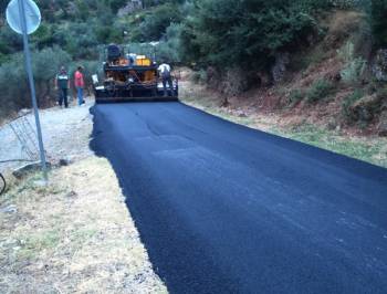 Ασφαλτοστρώσεις στον Ταΰγετο