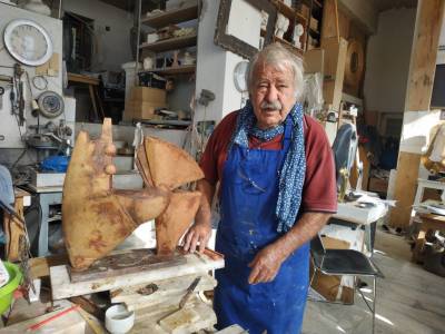 "Εφυγε" ο Καλαματιανός γλύπτης Χρήστος Ρηγανάς