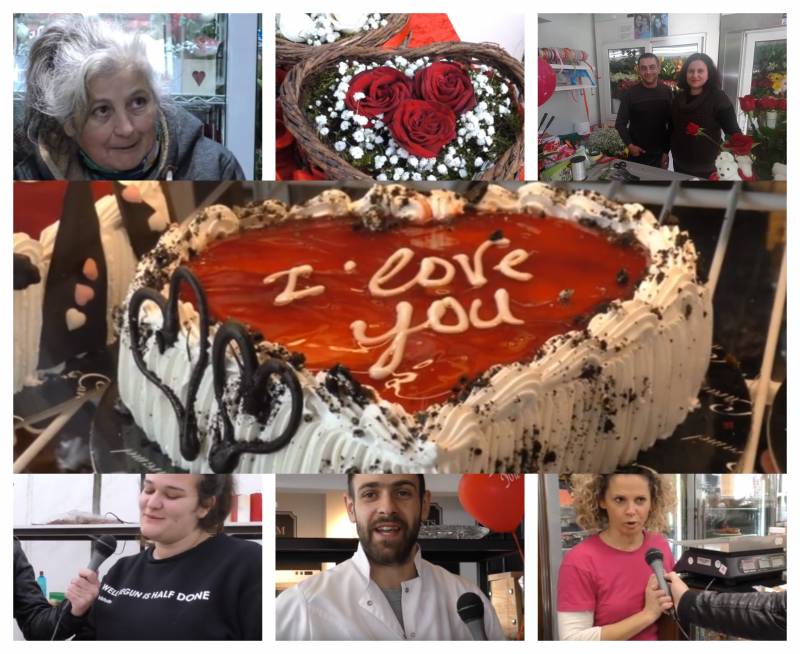 Καλαμάτα: Στο επίκεντρο της αγοράς η γιορτή του Αγίου Βαλεντίνου (Βίντεο)