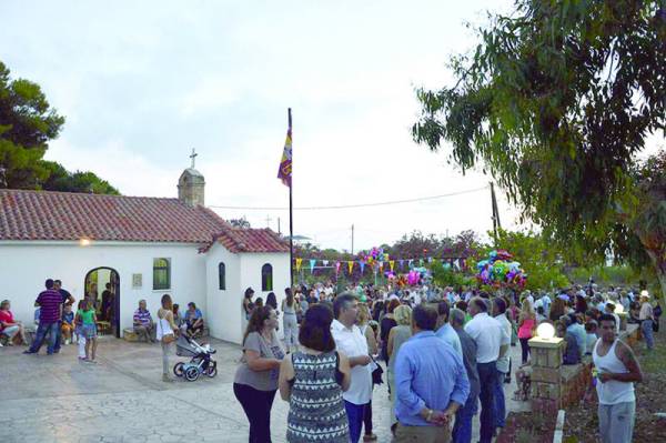 Η γιορτή της Αγίας Κυριακής στον ομώνυμο οικισμό